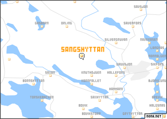 map of Sångshyttan