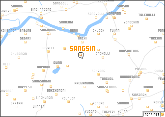 map of Sangsin