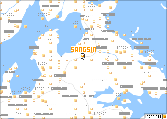 map of Sangsin