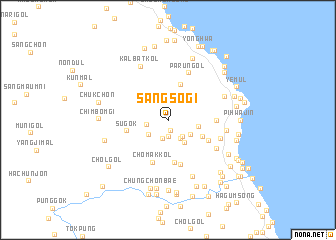 map of Sangsŏgi