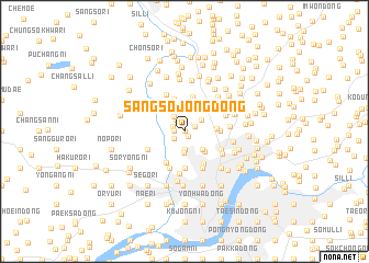 map of Sangsŏjŏng-dong