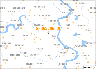 map of Sangsongnim