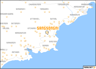 map of Sangsong-ni