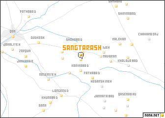 map of Sangtarāsh