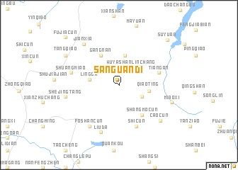 map of Sanguandi