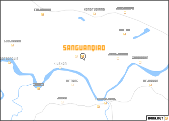 map of Sanguanqiao