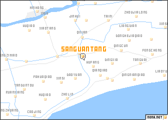 map of Sanguantang