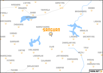 map of Sanguan