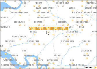 map of Sanguê Demba Danejo