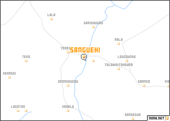 map of Sanguéhi