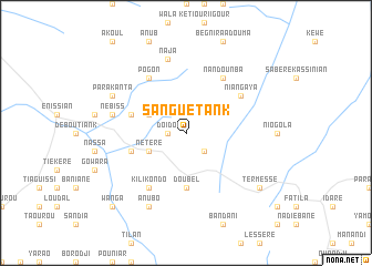 map of Sanguétank