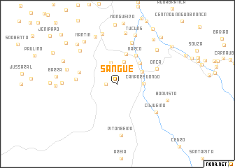 map of Sangue