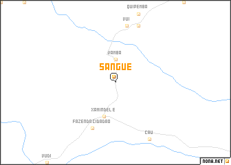map of Sangue