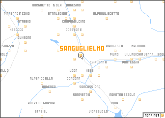 map of San Guglielmo