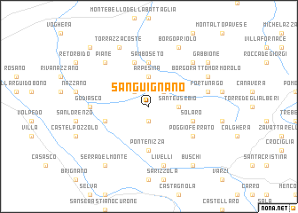 map of Sanguignano