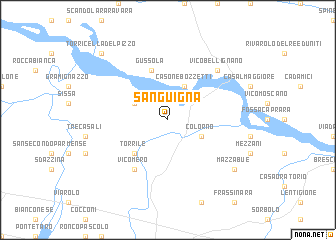 map of Sanguigna