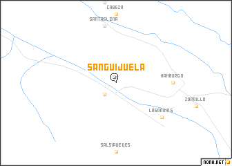 map of Sanguijuela