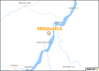 map of Sanguijuela