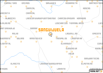 map of Sanguijuela