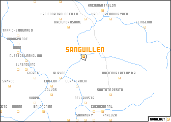 map of San Guillén