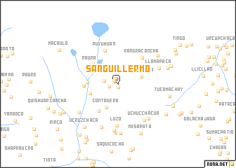 map of San Guillermo
