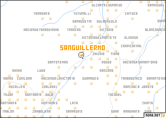 map of San Guillermo