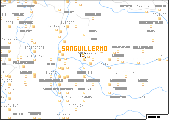 map of San Guillermo