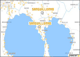 map of San Guillermo