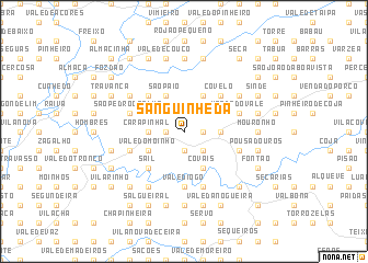 map of Sanguinheda