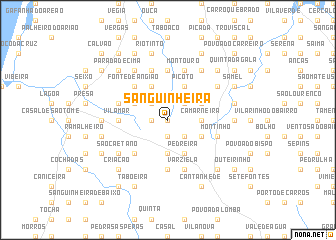 map of Sanguinheira