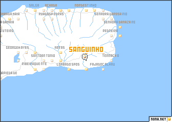 map of Sanguinho