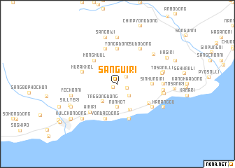 map of Sangŭi-ri