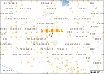 map of Sangu Khel