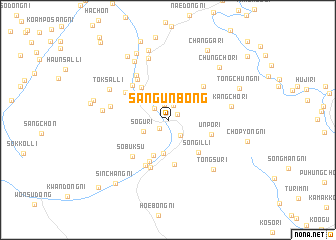 map of Sangunbong