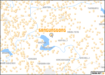 map of Sangŭng-dong
