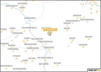 map of Sangūn