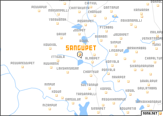 map of Sangupet