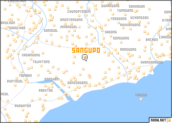 map of San\