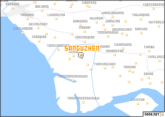 map of Sanguzhen