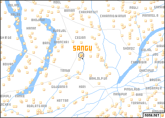 map of Sangu