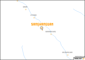 map of Sangwangdam