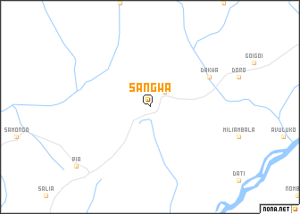 map of Sangwa