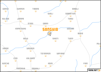 map of Sangwia