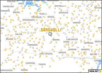 map of Sangwŏl-li