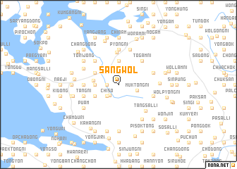 map of Sangwŏl