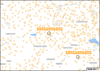 map of Sangwŏn-dong