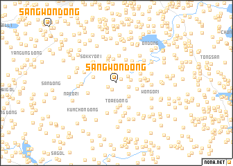 map of Sangwŏn-dong