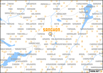 map of Sangwŏn