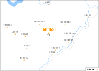 map of Sangxi