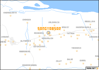 map of Sangyāb Sar